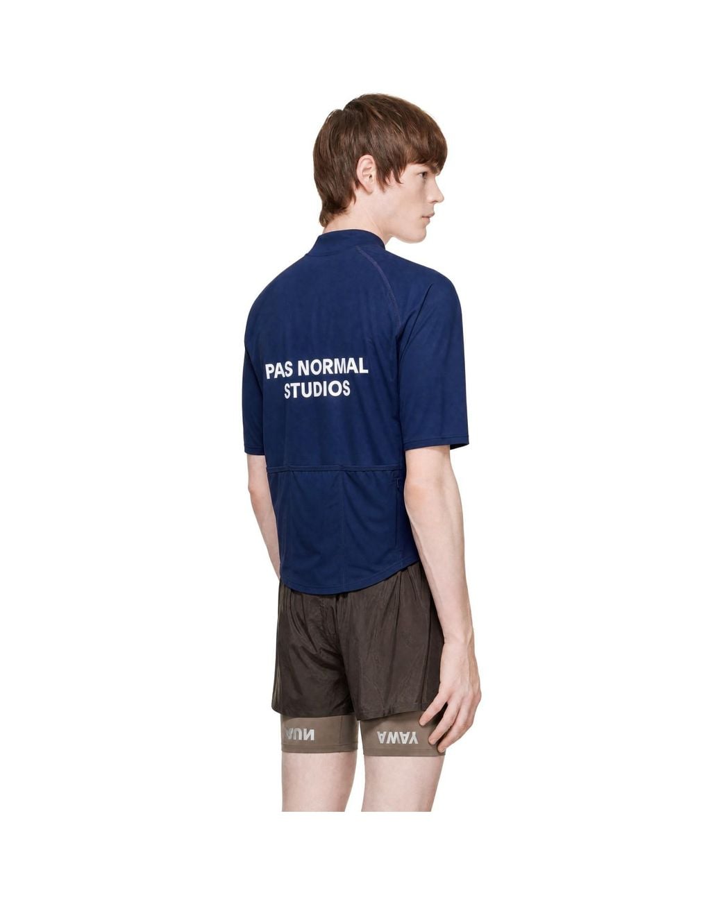 Pas Normal Studios Blue Cycling Essential Jersey for men