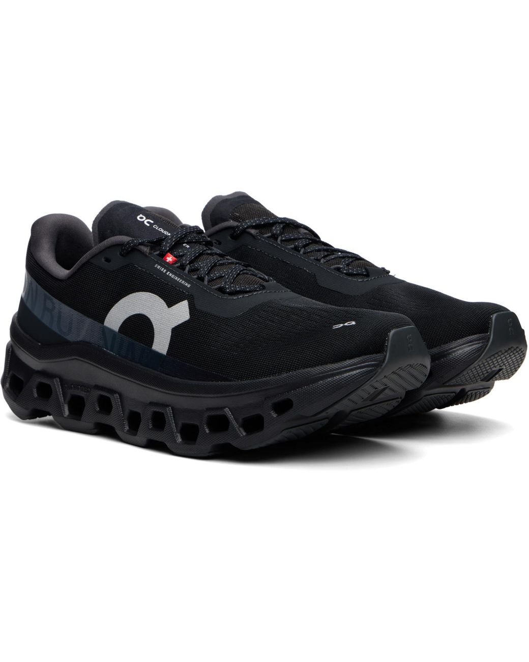 On Shoes Black Cloudmster 1 Sneakers for men
