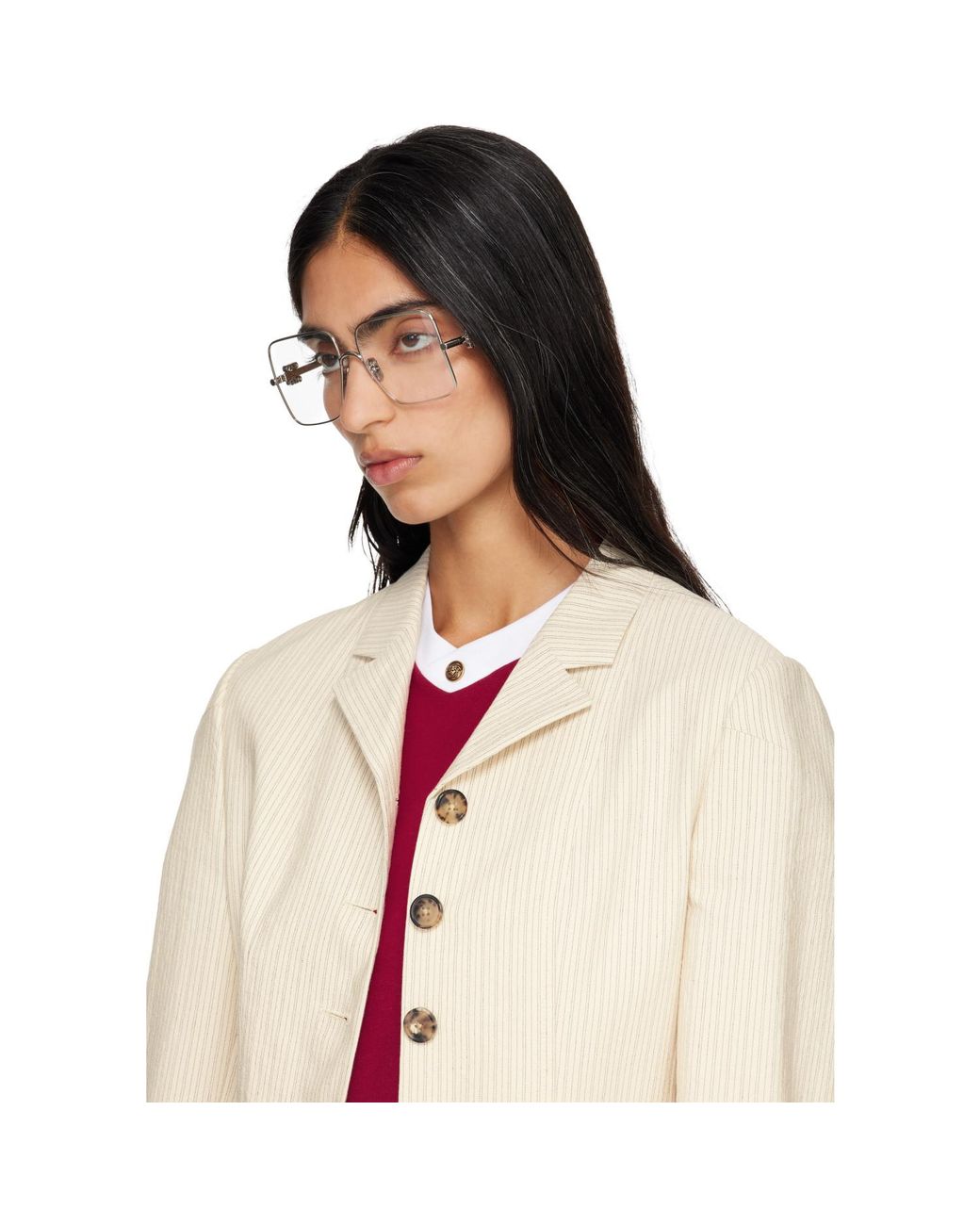 Loewe Multicolor Square Glasses for men