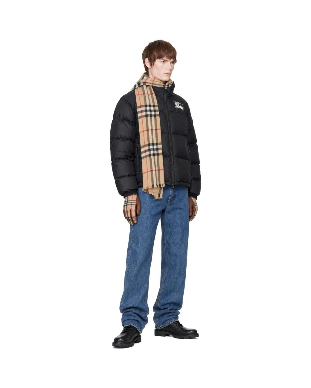 Burberry Black Highlands Puffer Down Jacket for men