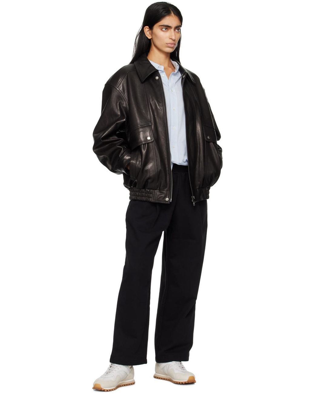 【新品未使用】DUNST OVERSIZED LEATHER レザージャケット dunst-BLACK-Oversized-Leather-