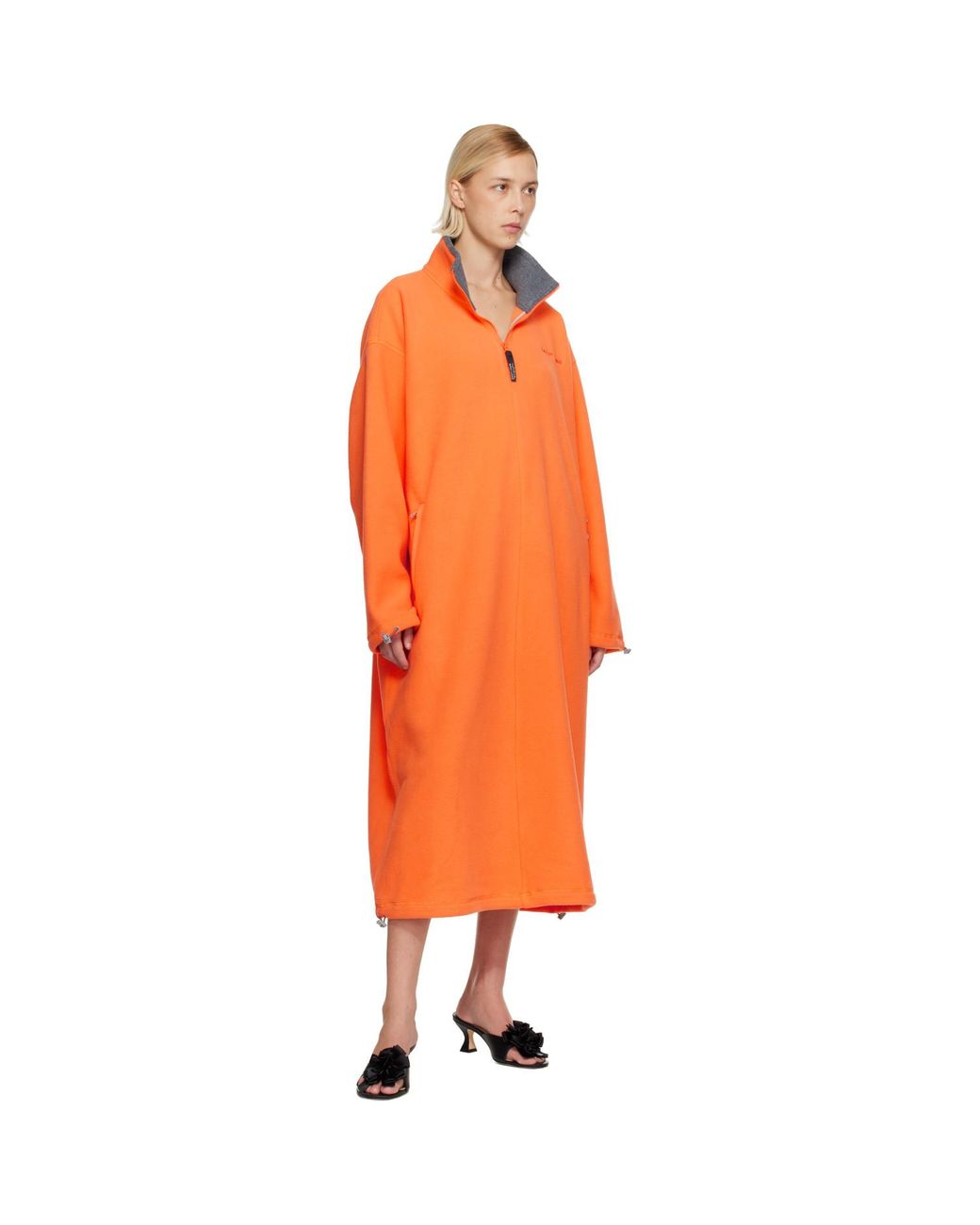 Sandy Liang Orange Sloane Maxi Dress