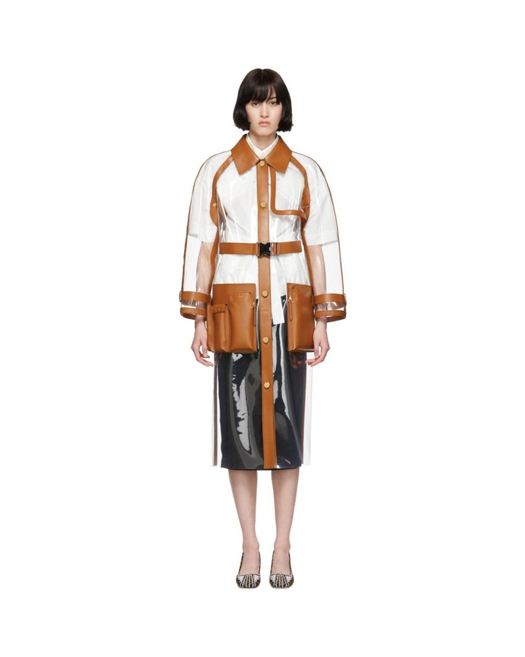 Fendi transparent best sale coat