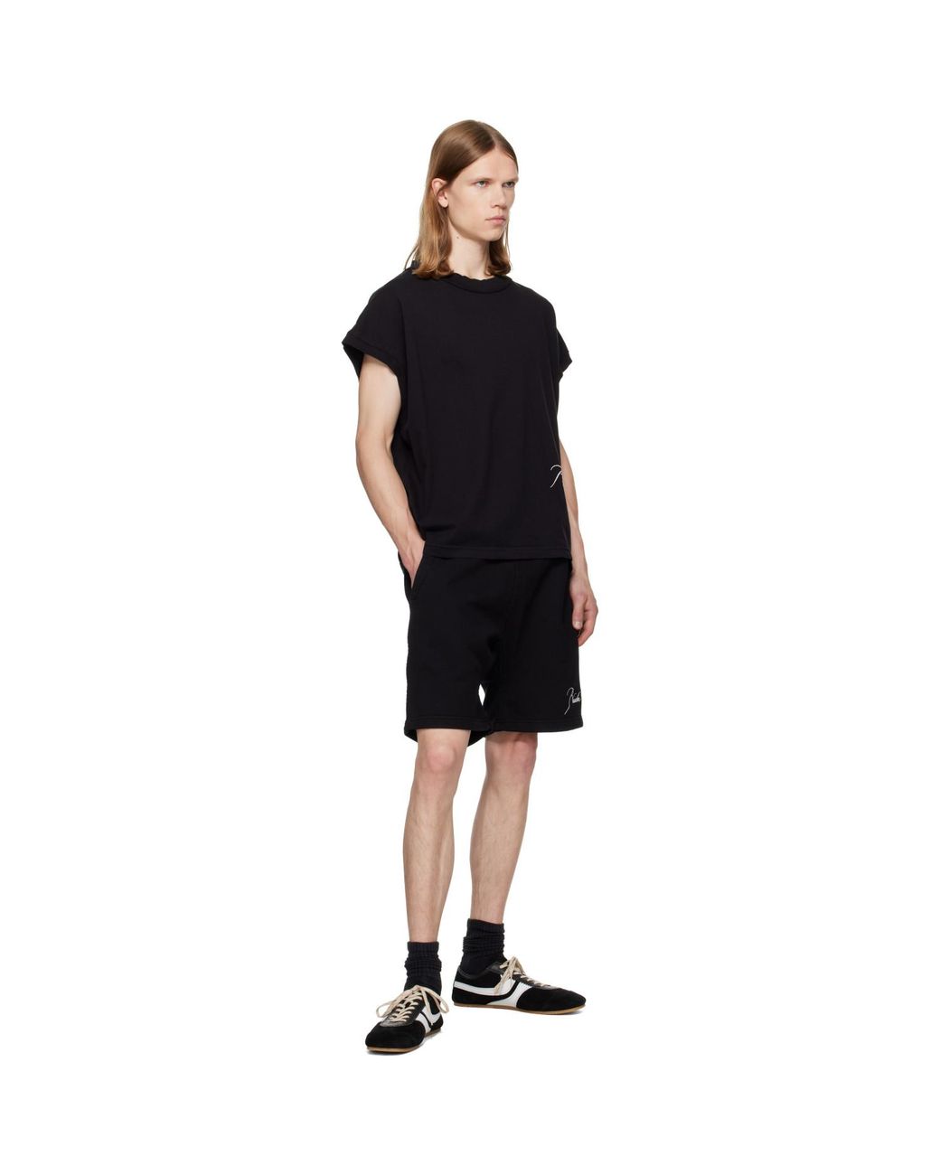 Rhude Black Classique Sweat Shorts for men