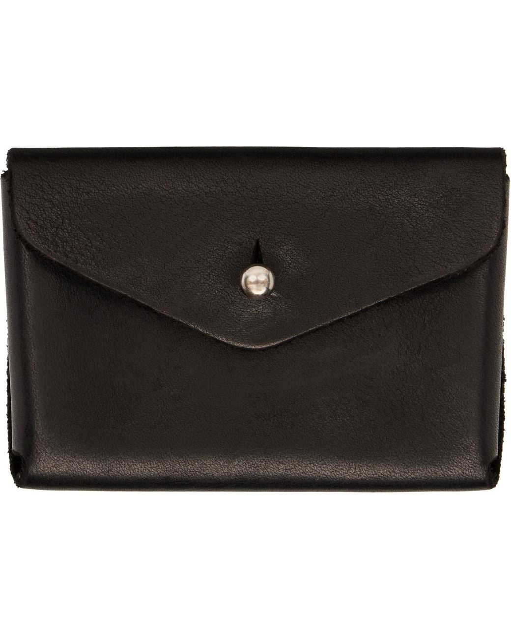 Guidi Black En01 Card Holder for men