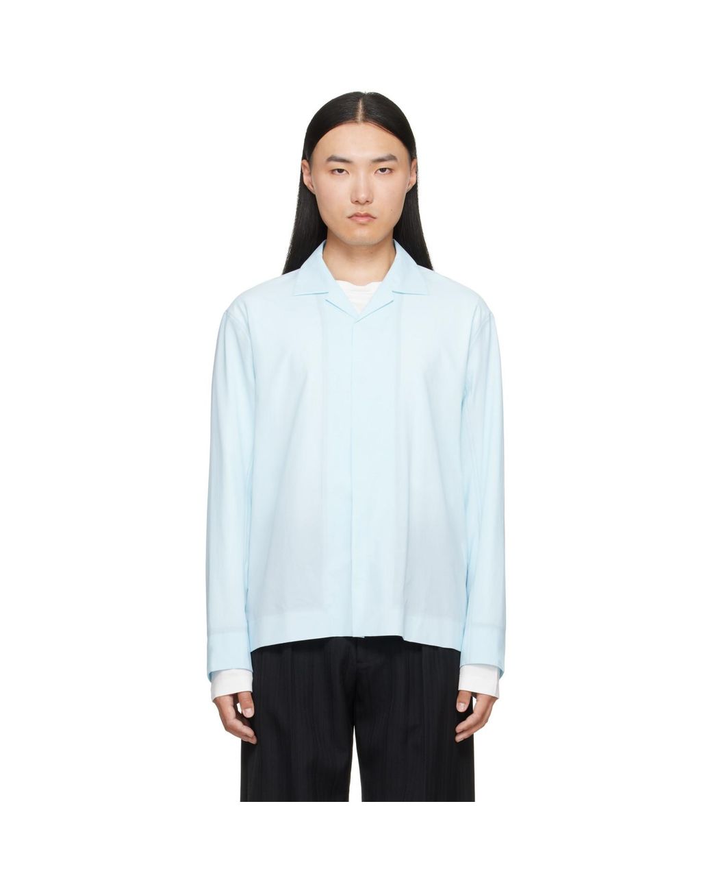 Veilance Blue Cusec Ls Shirt for men