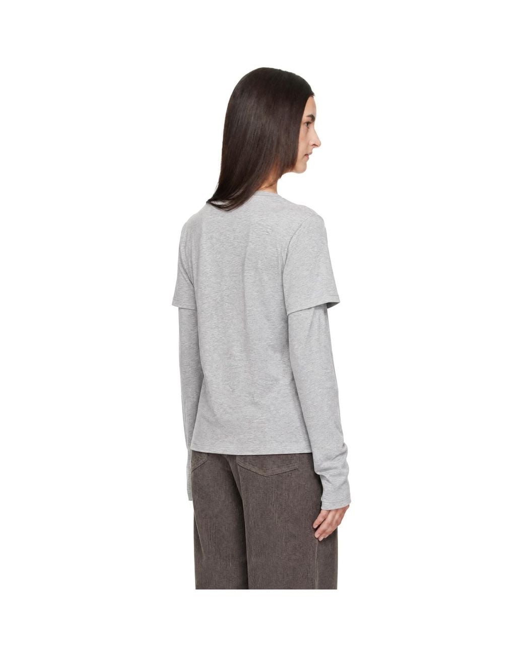 Still Here Gray 2Tee Long Sleeve T-Shirt
