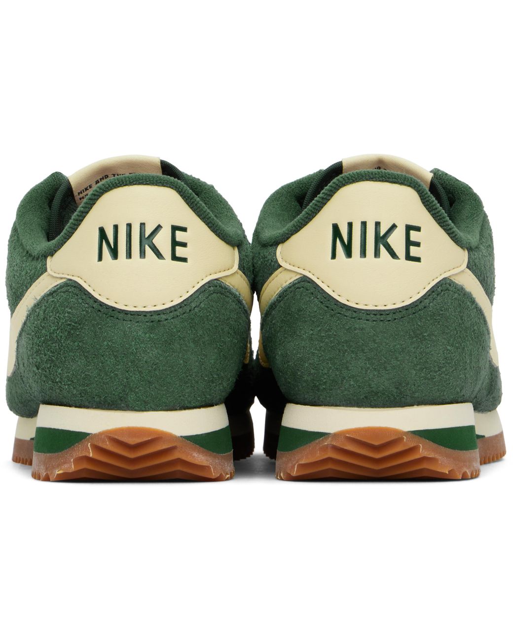 Nike Cortez Vintage Suede Sneakers in Green | Lyst