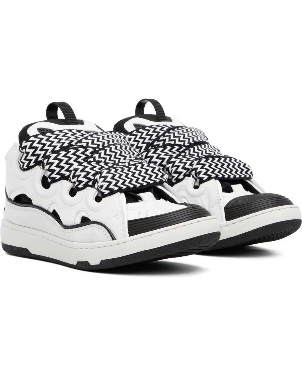 Lanvin White Curb Sneakers for men