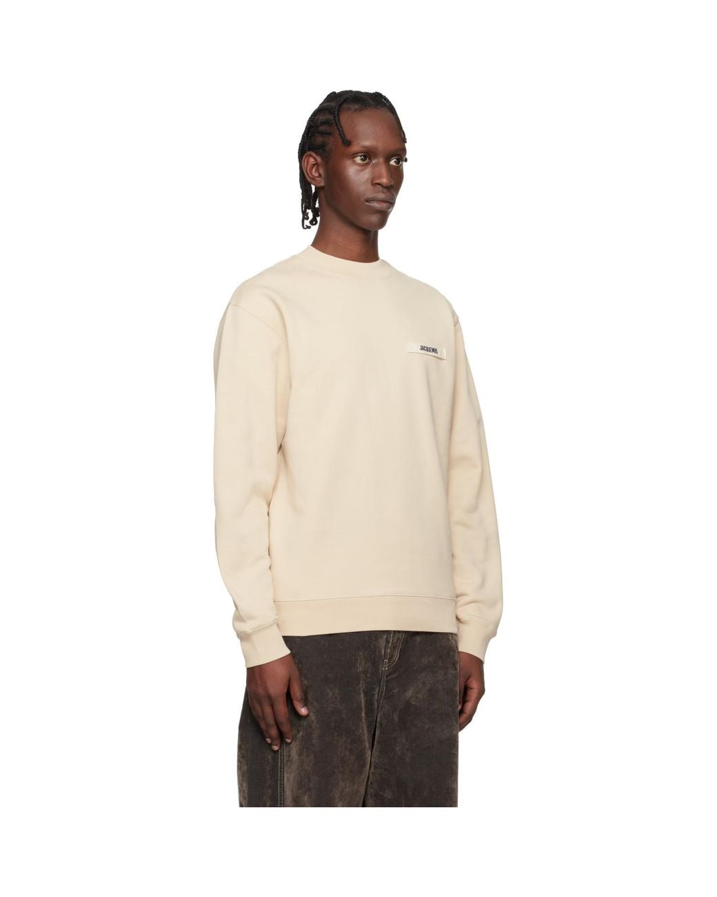 Jacquemus Natural Les Classiques 'The Gros Grain' Sweatshirt for men
