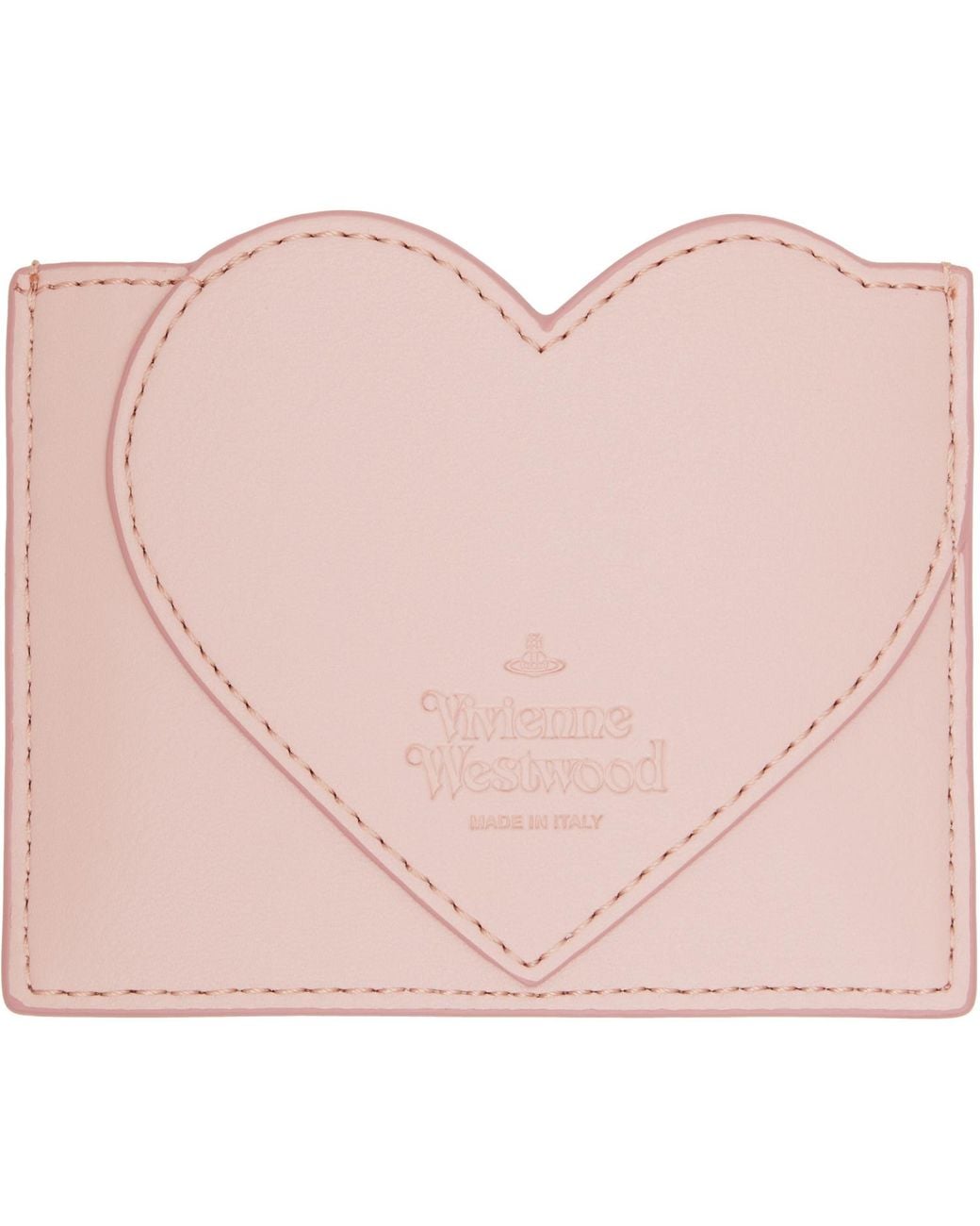 Vivienne Westwood Pink Heart Card Holder