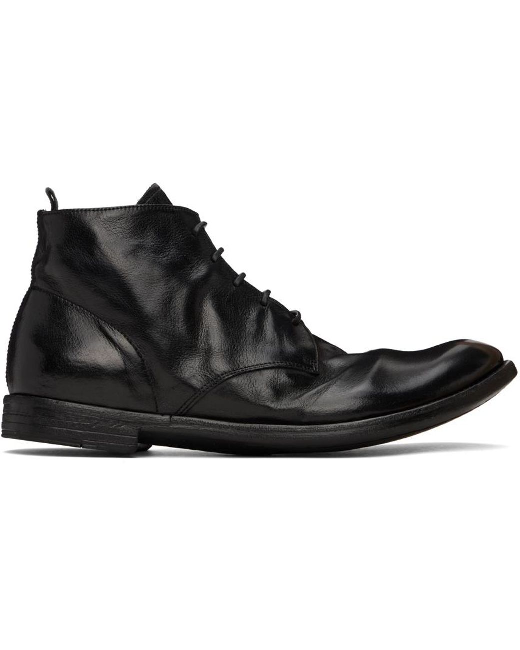 Officine Creative Black Arc 513 Boots for Men | Lyst