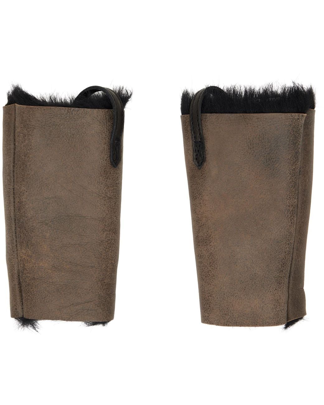 Our Legacy Green Liner Cuff Gloves