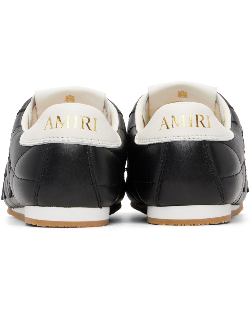 Amiri Black Pacific Football Flat Sneakers