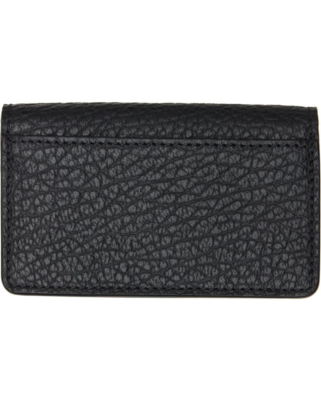 Maison Margiela Gray Four Stitches Card Holder for men