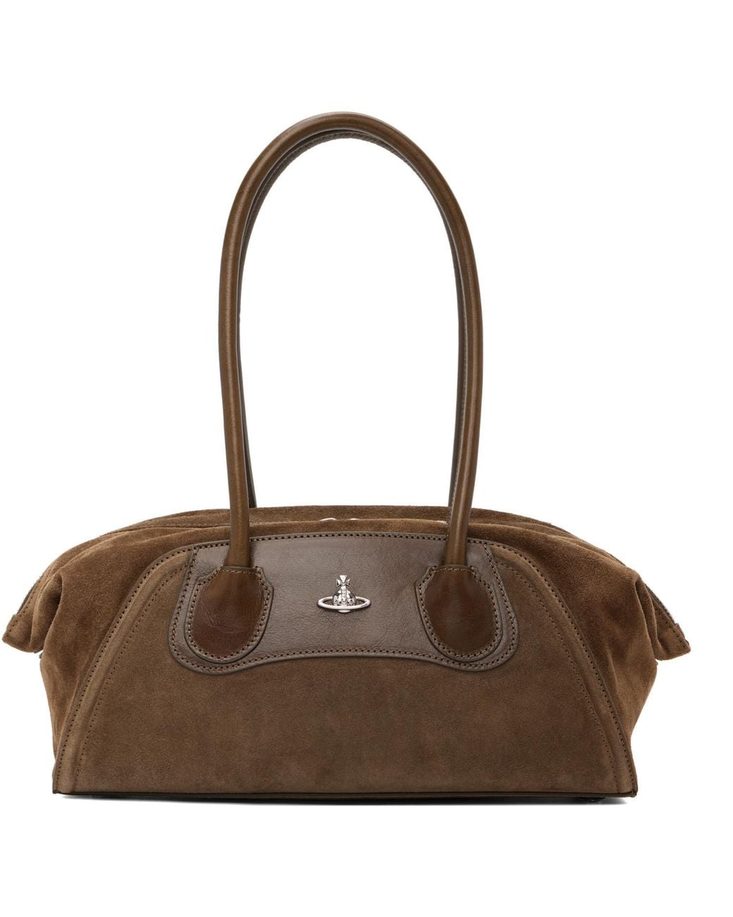 Vivienne Westwood Brown Khaki Shirley Small Holdall Bag