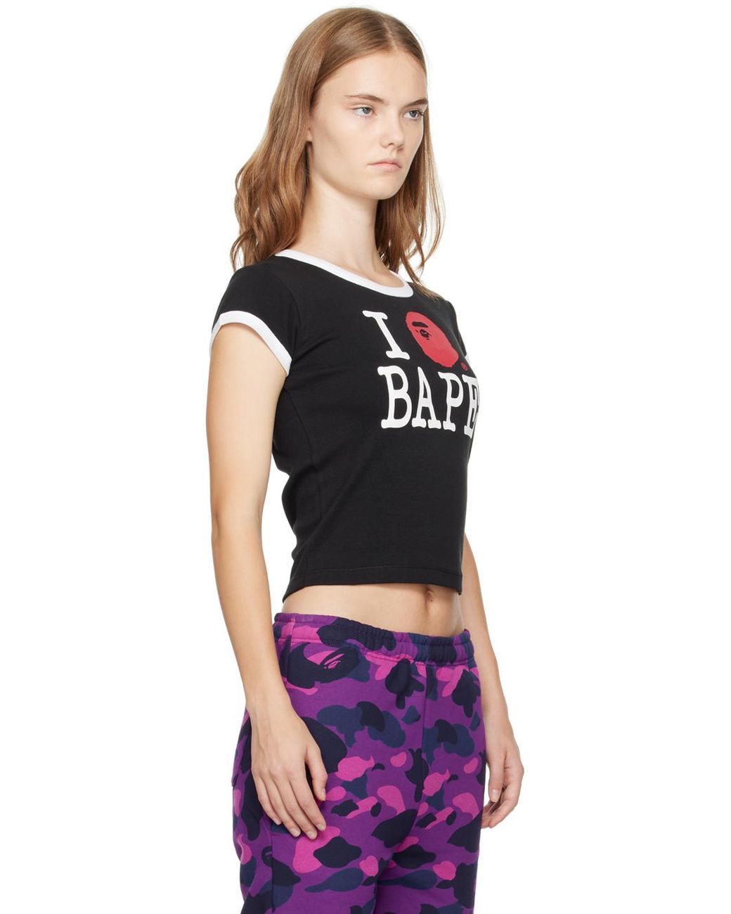 ABC CAMO COLLEGE MINI TEE（Tシャツ/カットソー）｜A BATHING
