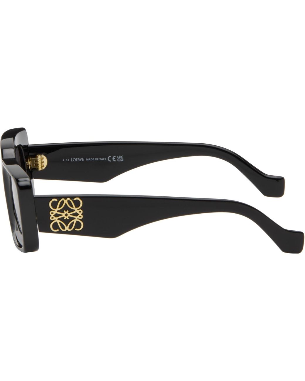 Loewe Black Rectangular Sunglasses