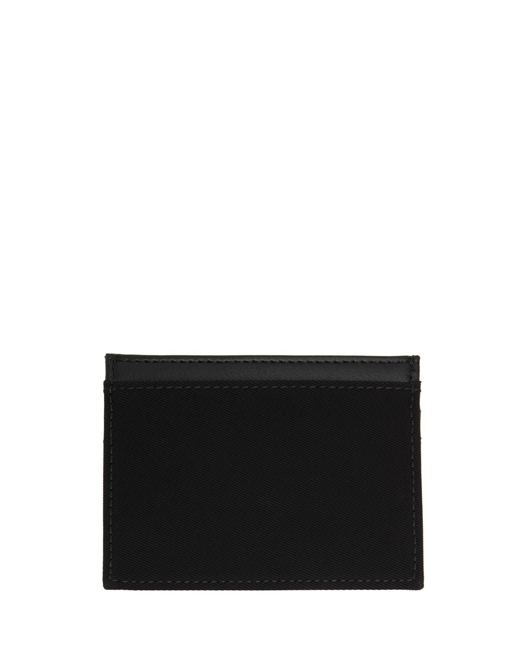 Vivienne Westwood Black Orb Flat Card Holder for men