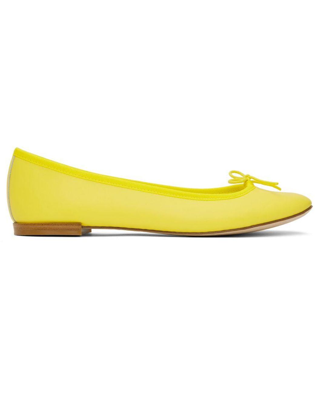 Repetto Yellow Cendrillon Ballerina Flats Lyst