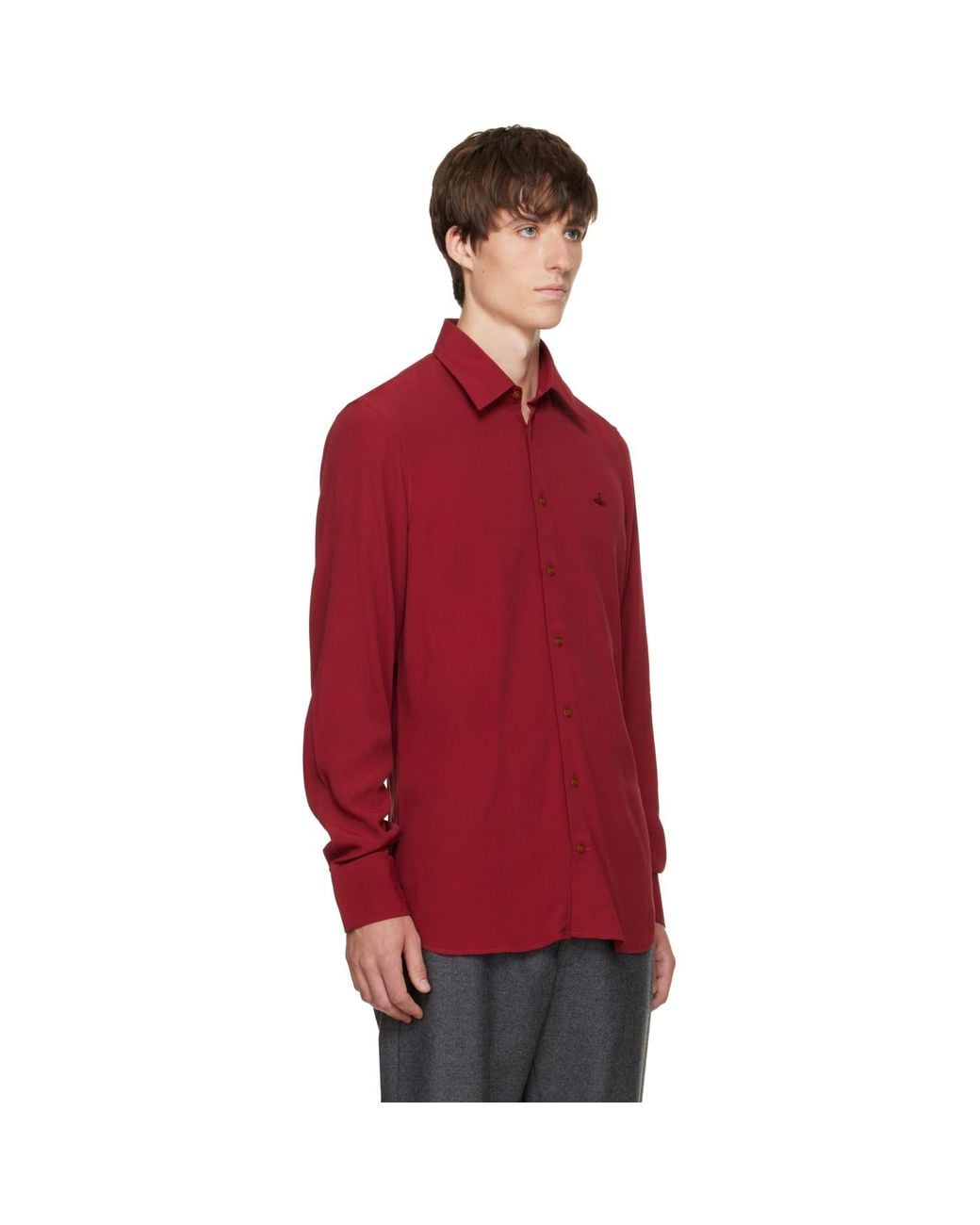 Vivienne Westwood Red Ghost Shirt for men