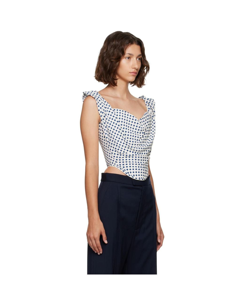 Vivienne Westwood Blue Sunday Corset Top