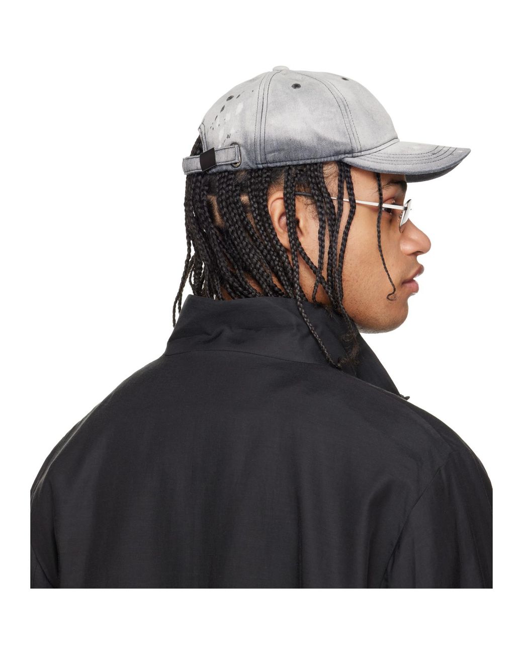 Our Legacy Black Faded Ball Cap for men