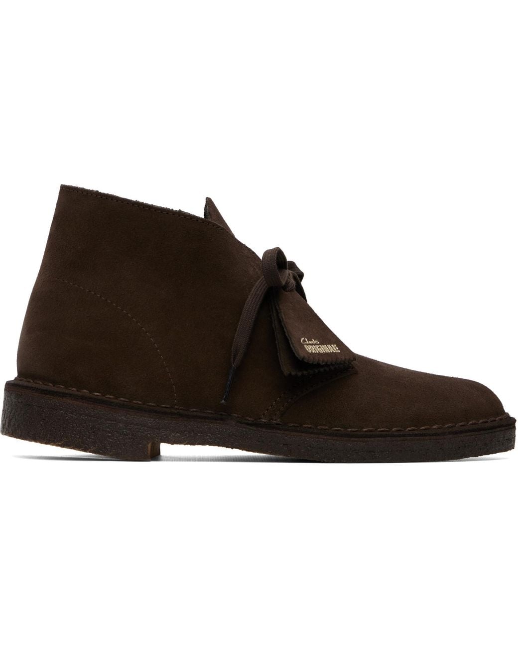 Clarks Brown Suede Desert Boots for men