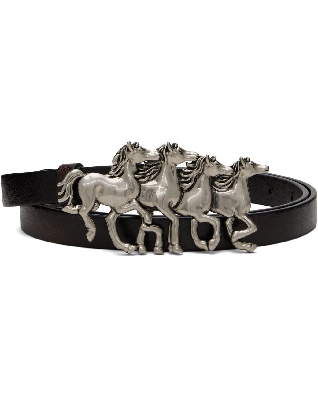Chloé Brown 'The Running Horses' Belt