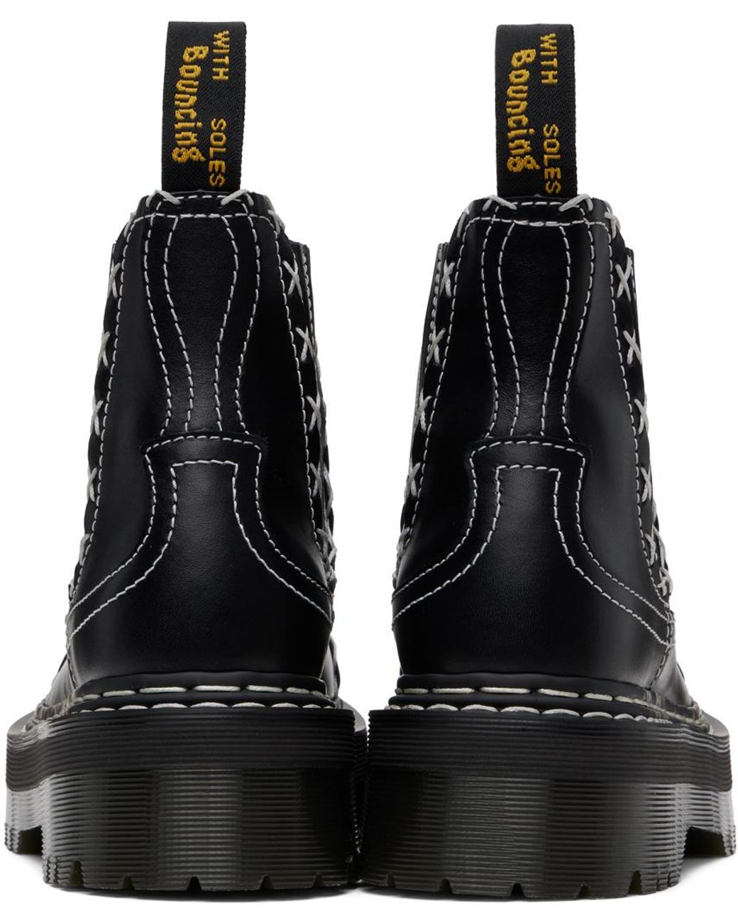 Dr Martens★2976 QUAD GOTHIC AMERICANA★チェルシー ブーツ 2976 Quad Arcadia Leather Platform Chelsea Boots in Cherry