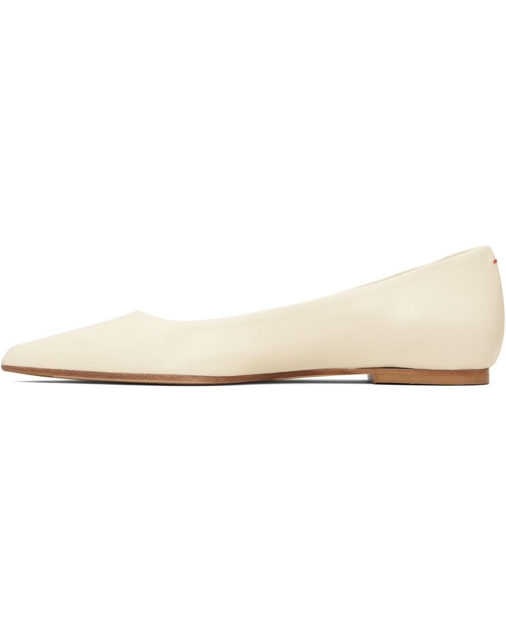 Aeyde Black Off- Cassy Pointed-Toe Ballerina Flats