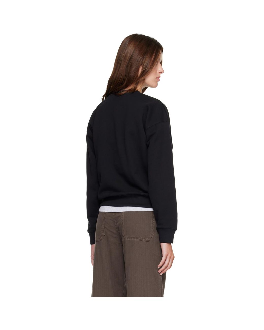 Maison Kitsuné Black Baby Fox Comfort Sweatshirt