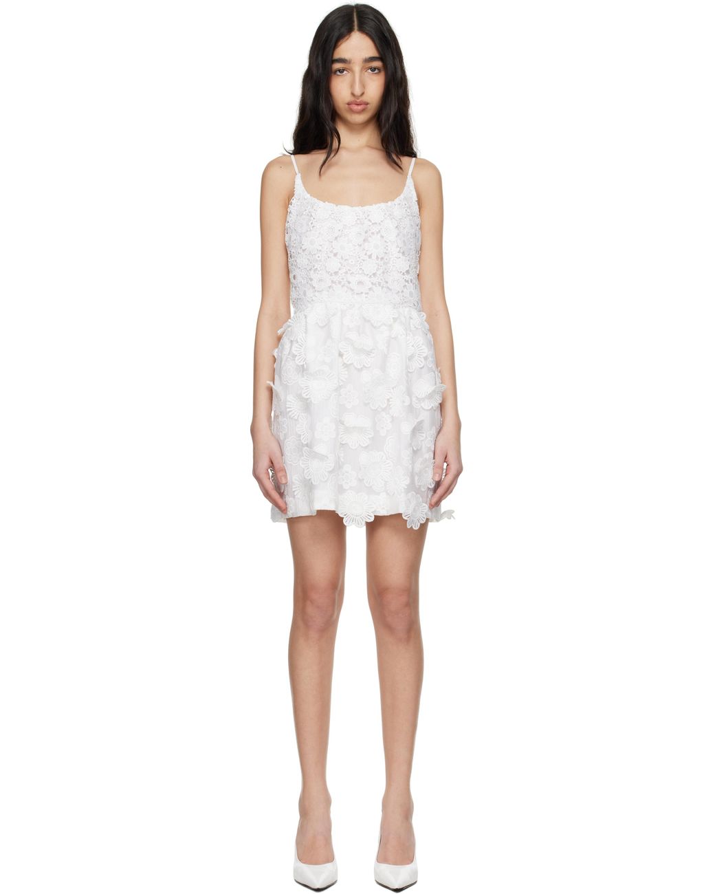 【関税込み】Anna Sui ホワイト＆イエロー Sweet Bow ミニドレス DRESSES – Anna Sui