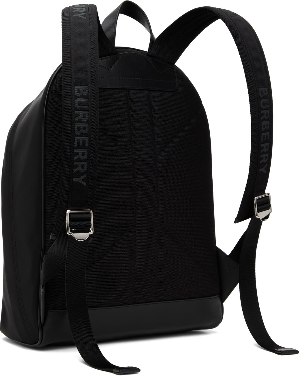 メンズ Burberry ブラック ナイロン バックパック Black