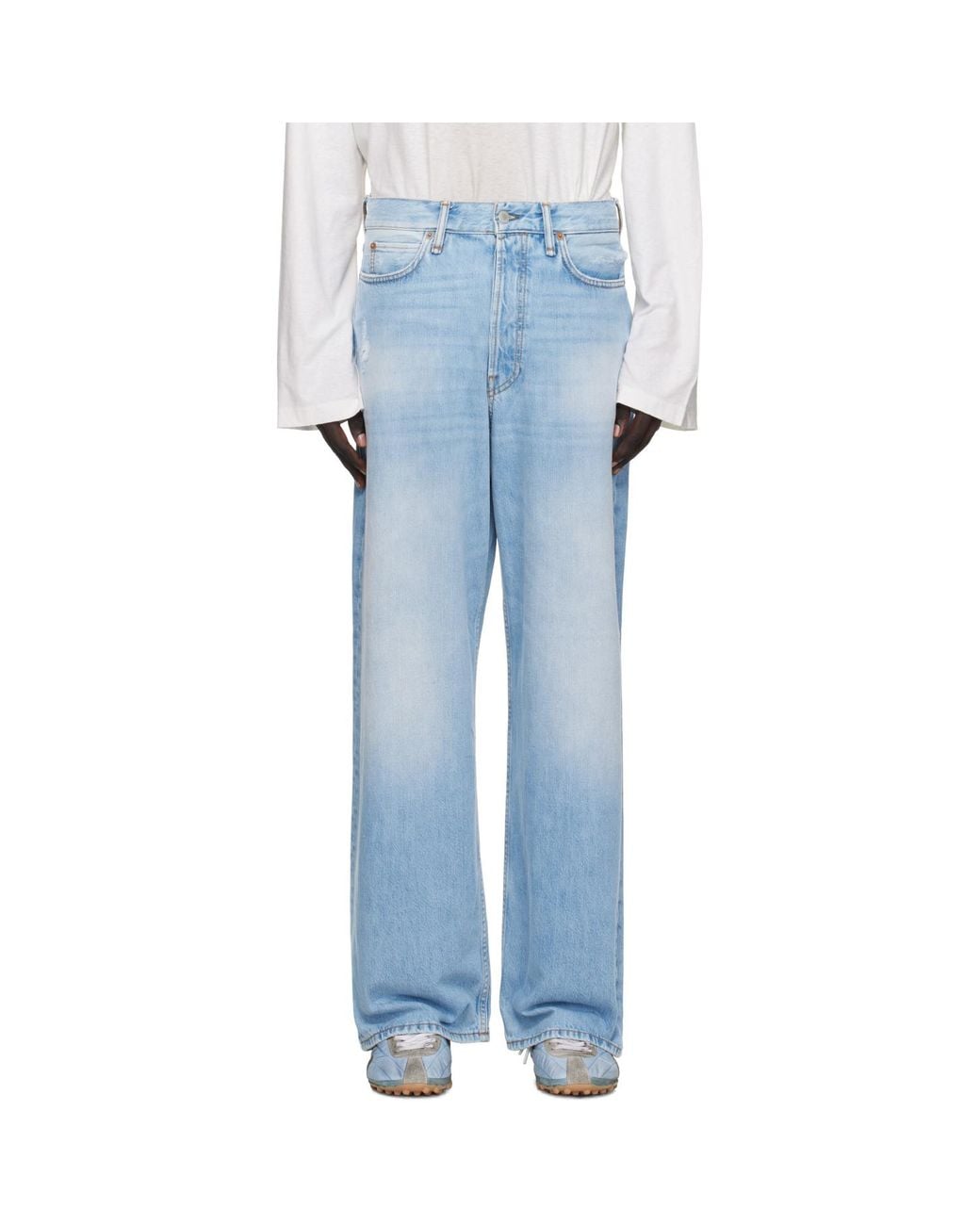 Acne Blue Loose Fit 1981 Jeans for men