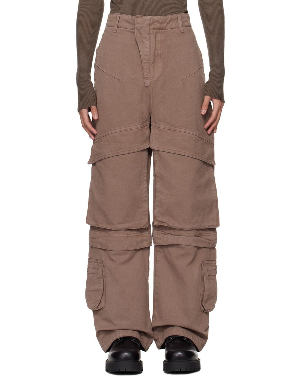 Entire studios Hard Cargo Pants in Brown for Men | Lyst