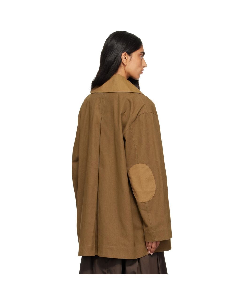 Ganni Brown Khaki Canvas Jacket