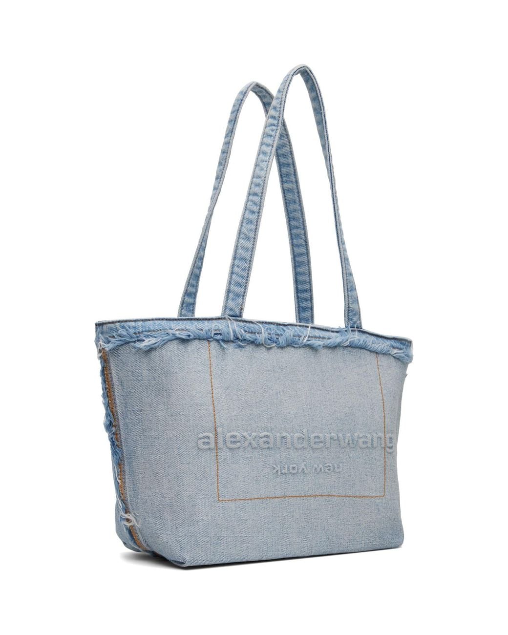 Alexander Wang Blue Punch Medium Fray Tote