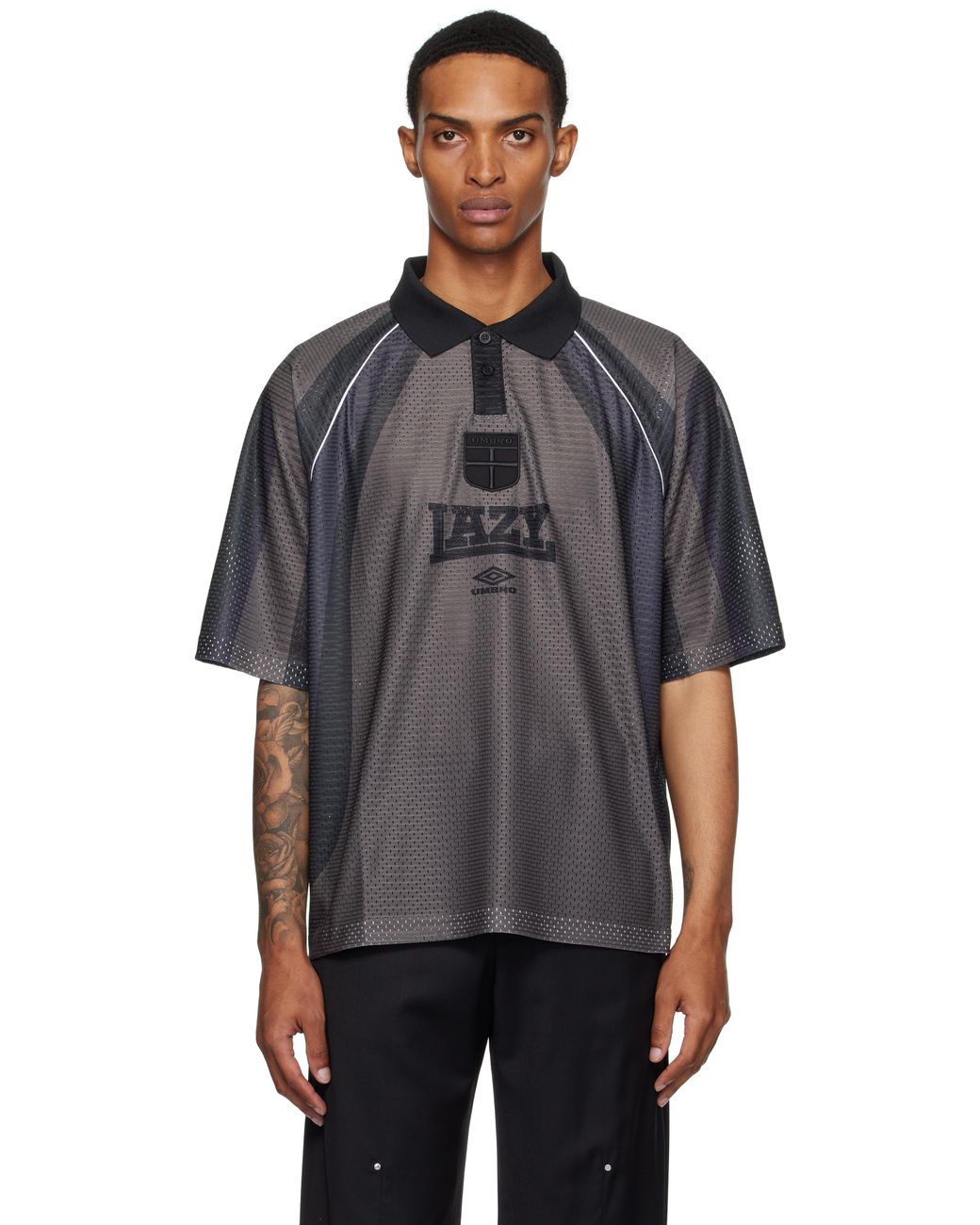 ビンテージ ベレスサルスフィエルド Umbro ポロシャツ Umbro 97/98 'Lazy' Polo in Black for Men | Lyst