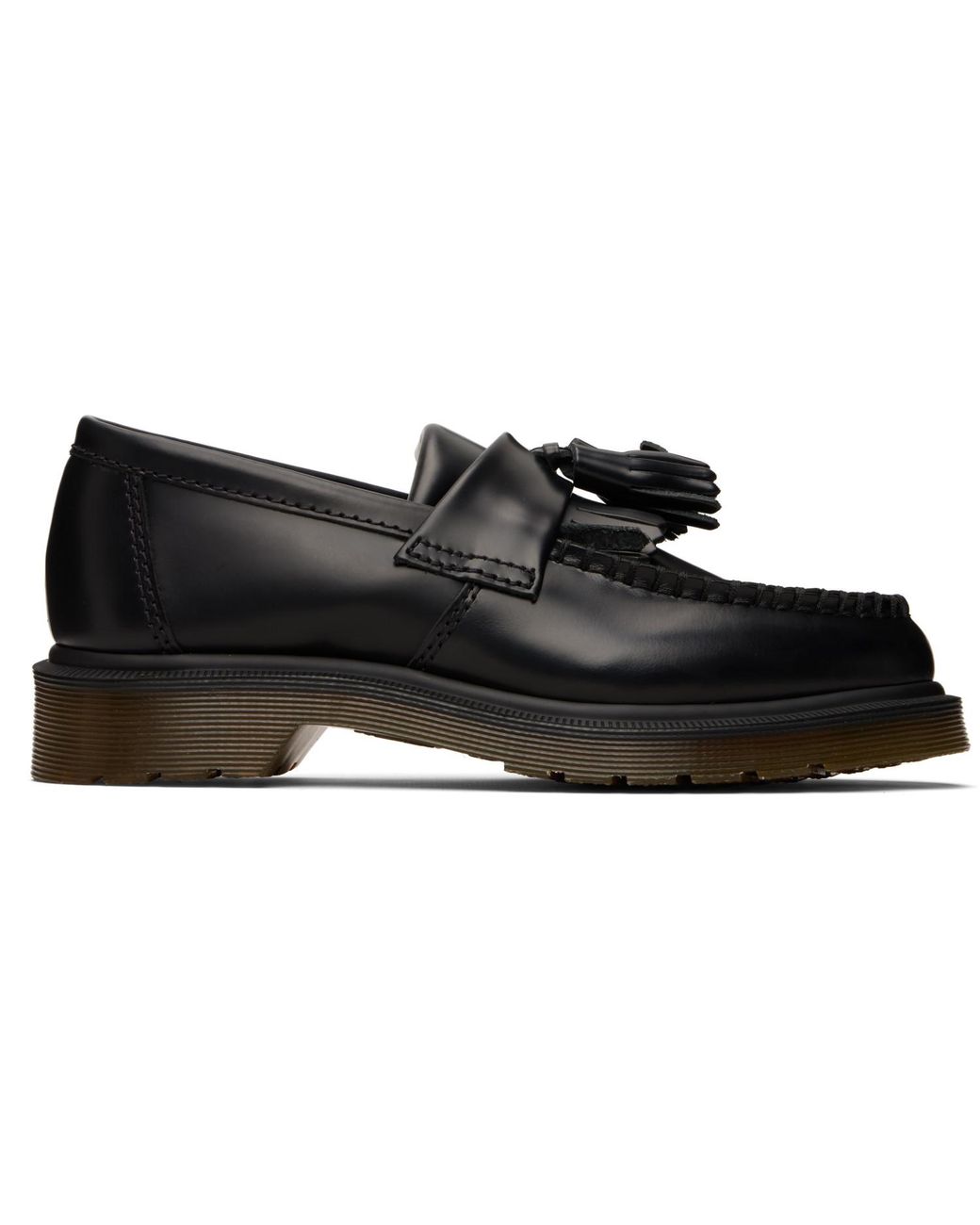 Dr. Martens Black Adrian Smooth Loafers