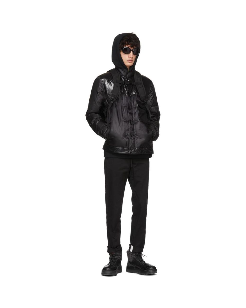 Moncler Genius 7 Moncler Fragment Hiroshi Fujiwara Black Backstage Pass  Hoodie for Men | Lyst