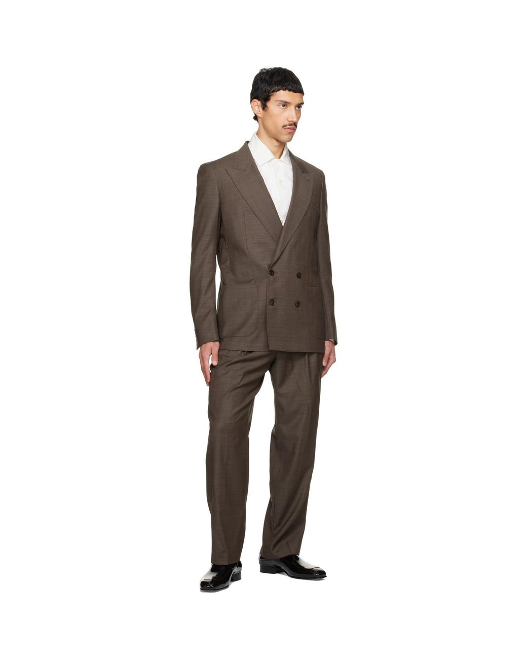 Carter Young Brown Kirk Unstructured Blazer for men