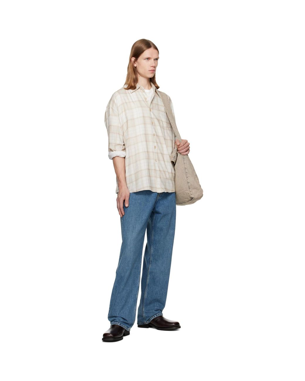 Our Legacy Natural Sling Bag for men