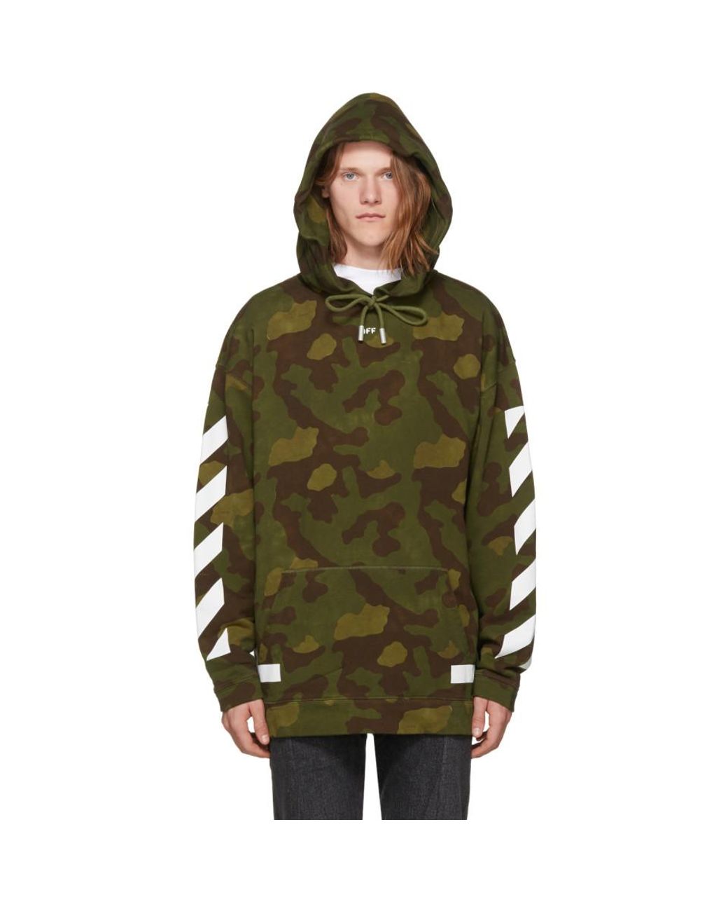 Off-White c/o Virgil Abloh Arrows Over Hoodie White for Men | Lyst