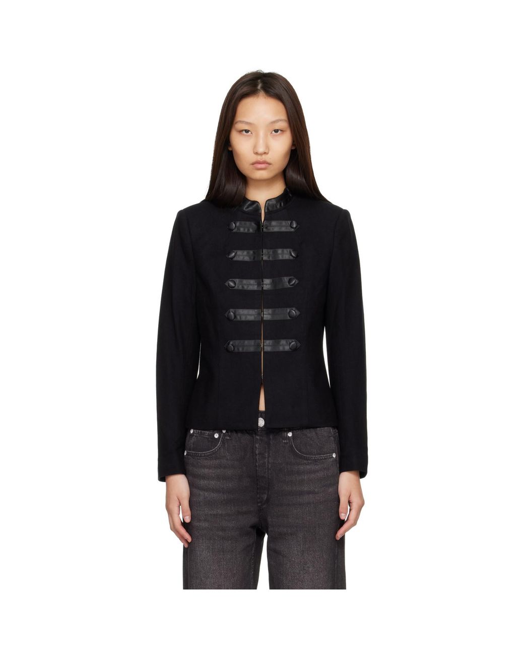 Rag & Bone Black Mercer Regalia Blazer