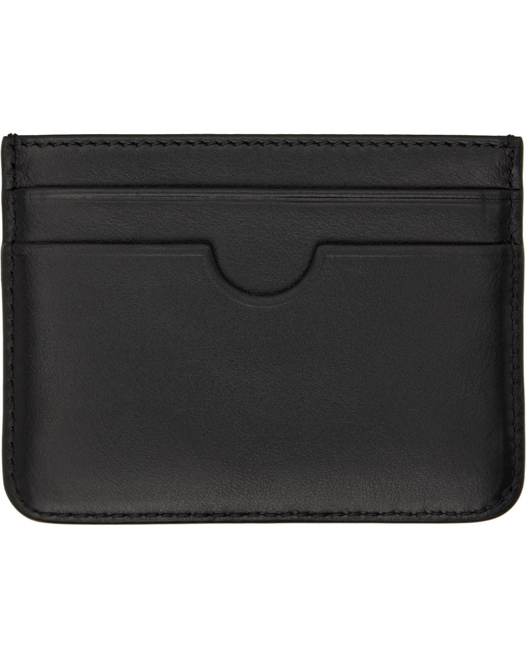 AMI Black Ami De Coeur Card Holder for men