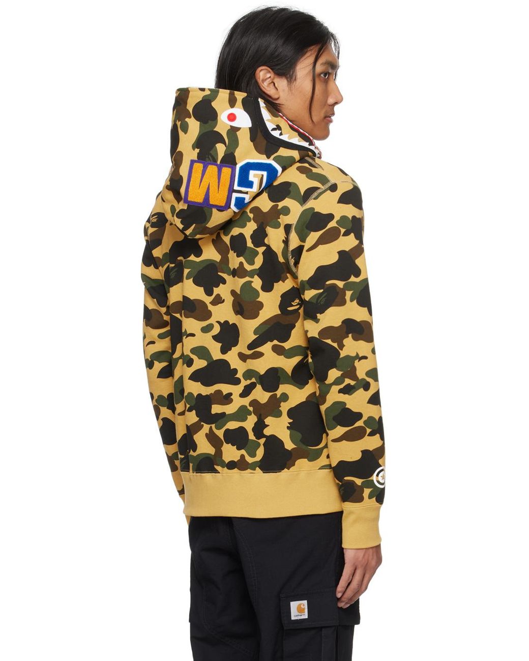 Bape 1st deals camo shark
