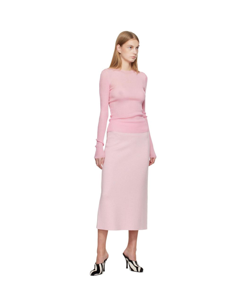 Pull Mosi Rose Khaite en coloris Pink