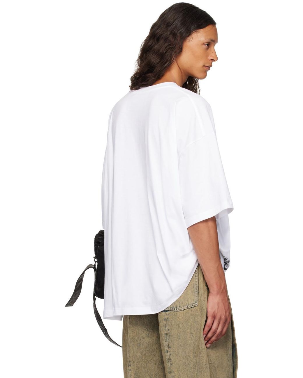 Y. Project 'Paris' Best' Pinched T-Shirt in White for Men | Lyst Y. Project 'Paris' Best' Pinched T-Shirt in White for Men | Lyst