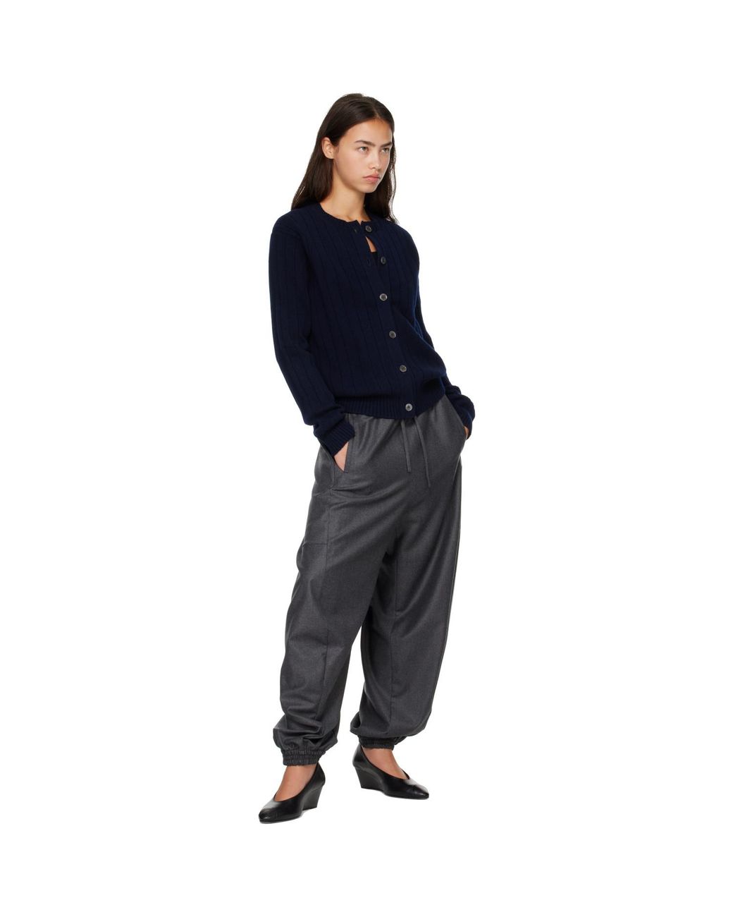 &Daughter Blue Rooney Rib Cardigan